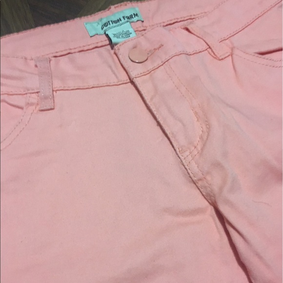 Salmon Skinny Jeans - Picture 3 of 3