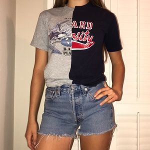 Split seam vintage t shirt