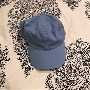 blue baseball hat