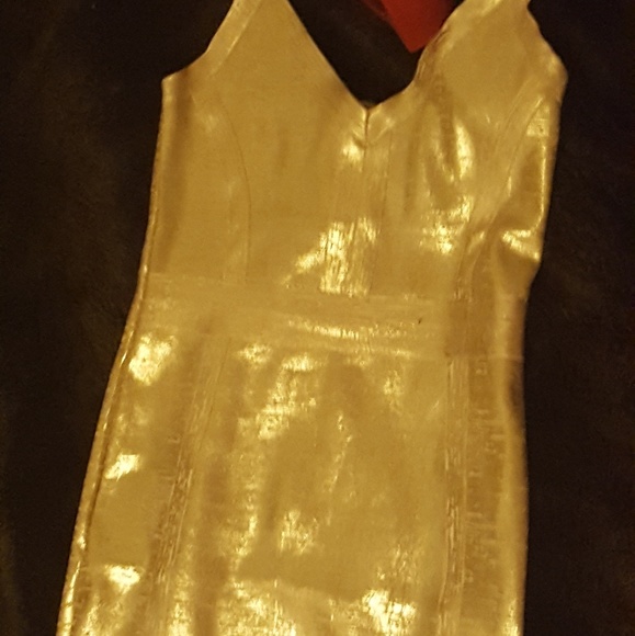 HERA  COLLECTION gold dress - Picture 2 of 4