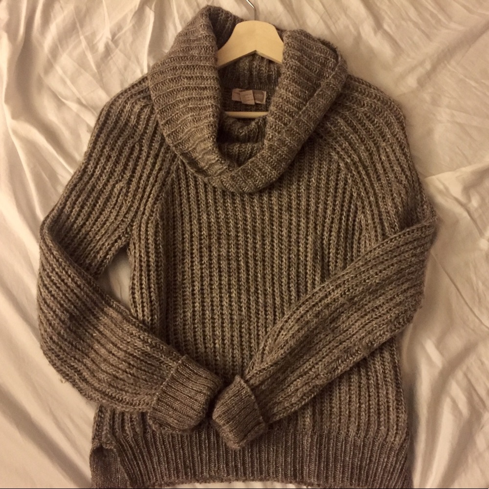 Cowl neck sweater