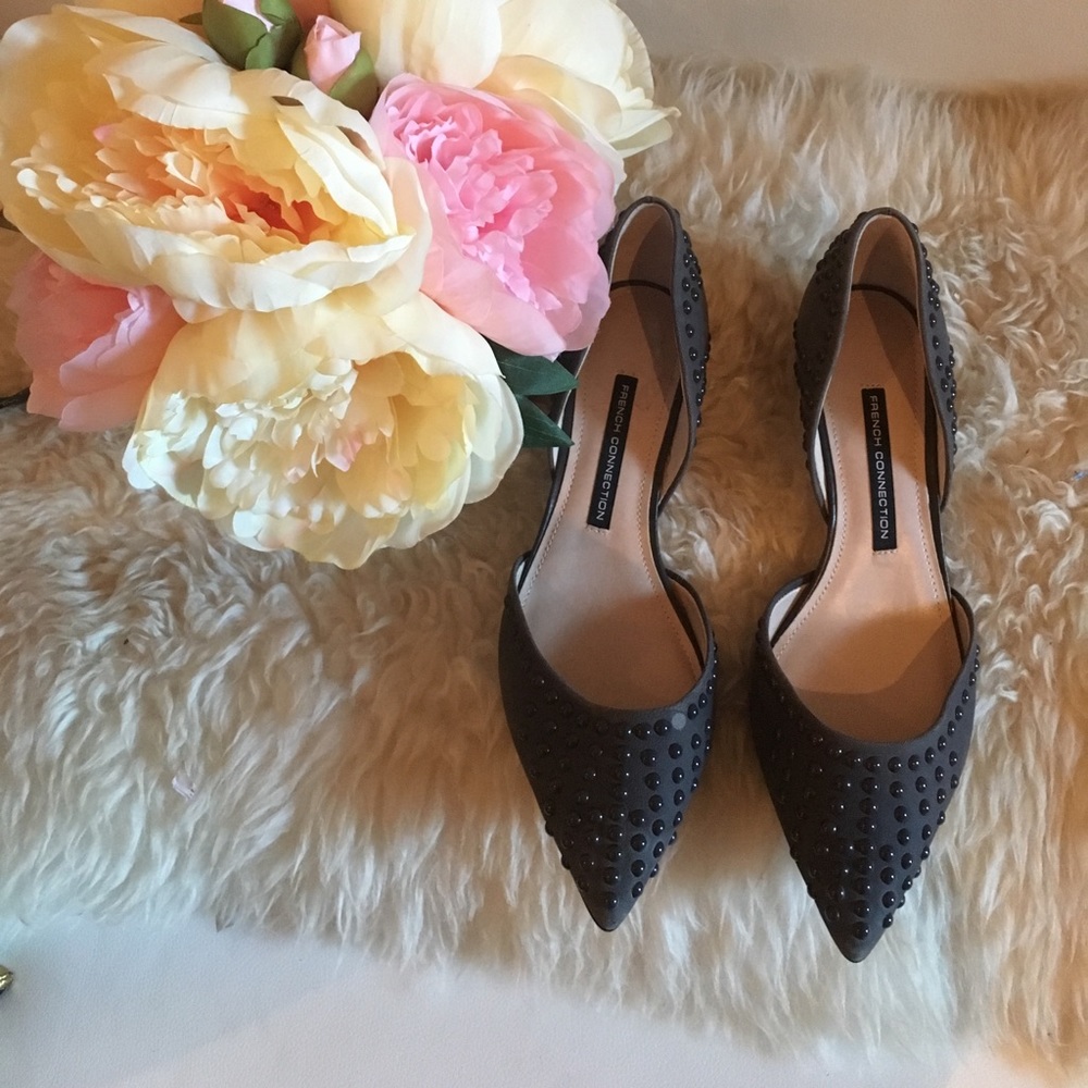 French Connection Ellis Studded D'Orsey, 7.5  NWOT