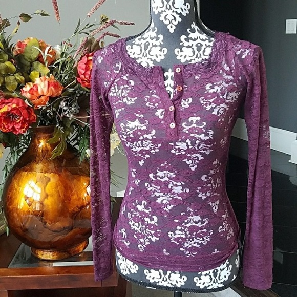 ISO Mudd Lace Henley ASO Katherine Pierce - Picture 1 of 2