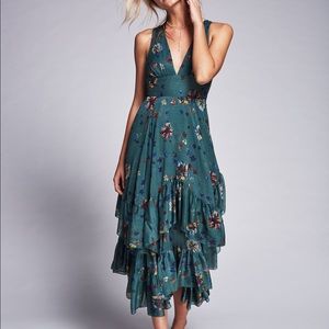 Free People "Catching Glances" Midi/Maxi Dress