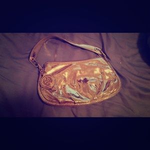 Golden Antonio Melani Handbag Gently used
