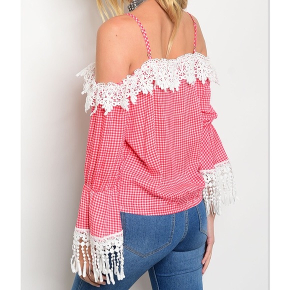 Brittany Cold Shoulder Blouse - Picture 2 of 4