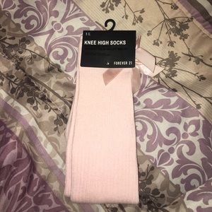 Light Pink Knee High Socks