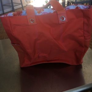LANCÔME VINYL/  CANVAS / LINED/ TOTE