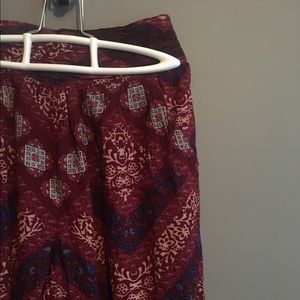 American Eagle Maroon Harem Pants