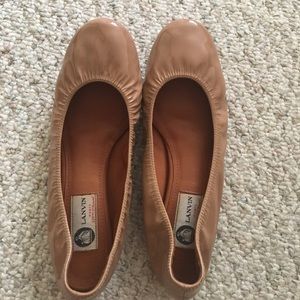 Beige LANVIN flats
