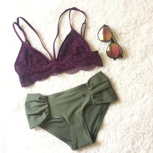 Trendy Green/orange flash mirrored sunnies