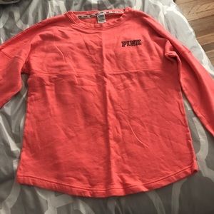 Coral Victoria secret pink jersey shirt
