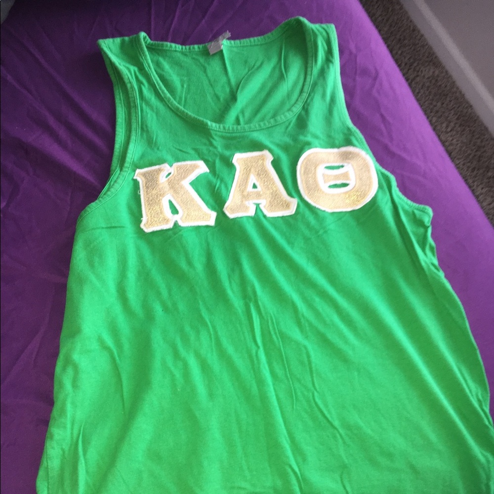 Kappa Alpha Theta (ΚΑΘ) double stitch