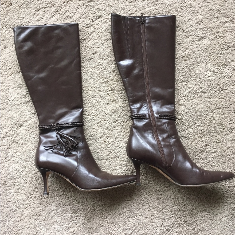 Faconnable  leather boots