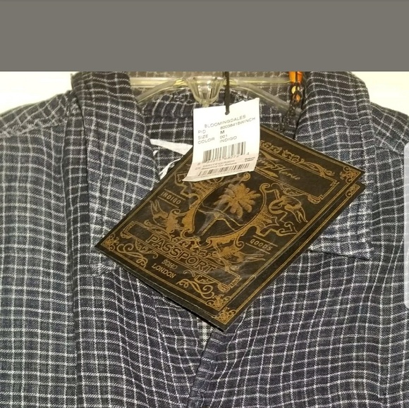 Flying horse indigo  Brand new Medium long sleeve - Picture 3 of 3