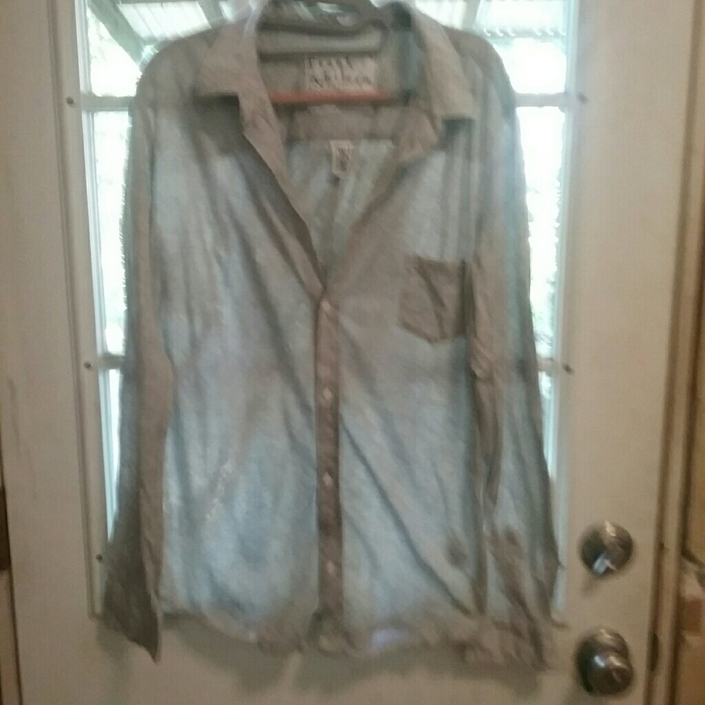 Frank & Eileen long sleeve jersey top" FINAL SALE'