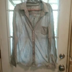 Frank & Eileen long sleeve jersey top" FINAL SALE'