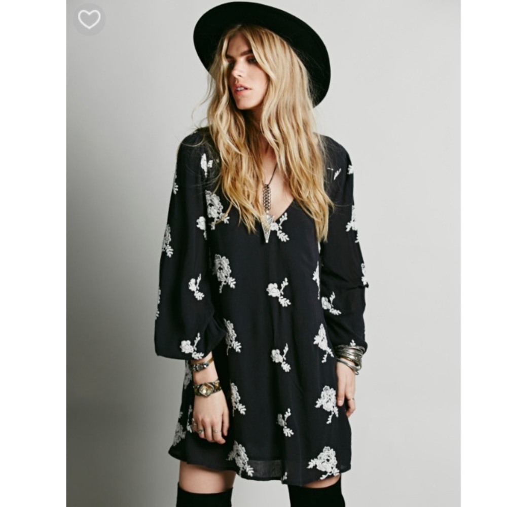 Free People Exclusive Embroidered Austin Dress