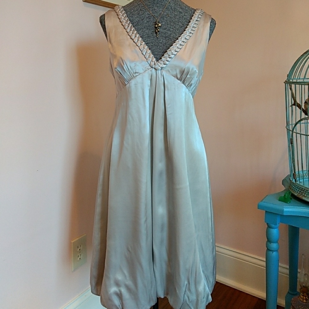 Donna Ricco Silk Sleeveless Dress