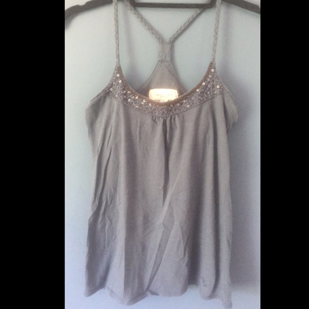 Navy blue Abercrombie tank