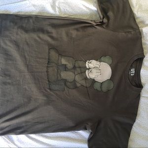 Kaws x Uniqlo size small women's grey t shirt