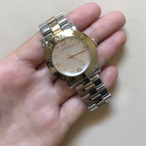 Marc jacobs dual tone watch