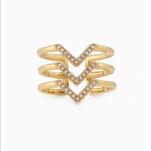 Pave Chevron Ring