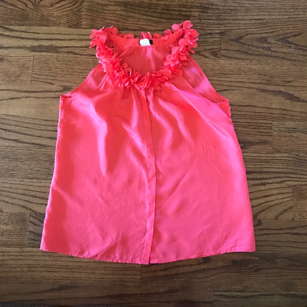 J. Crew 100% silk flowy top!