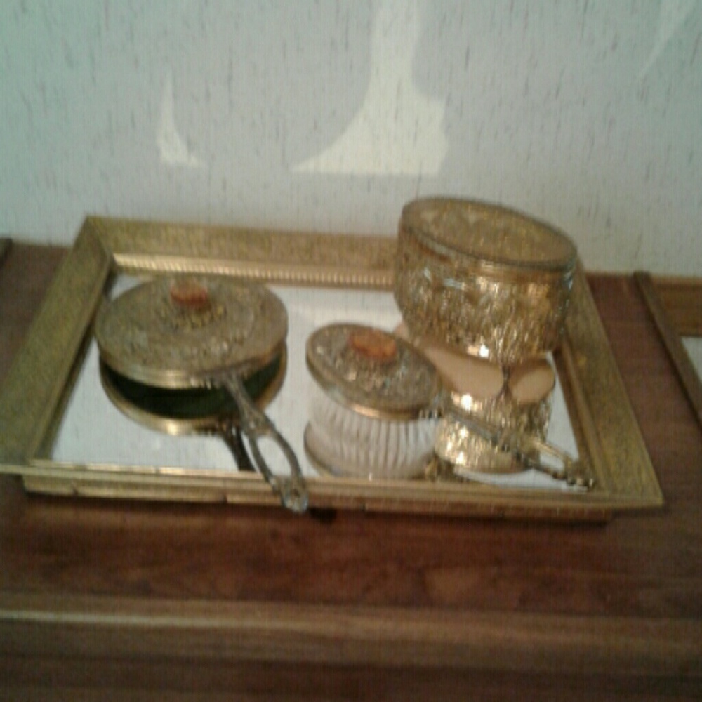 Antique Vanity Set