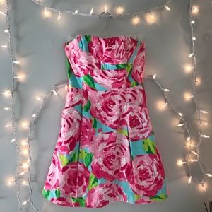 Lily Pulitzer strapless dress