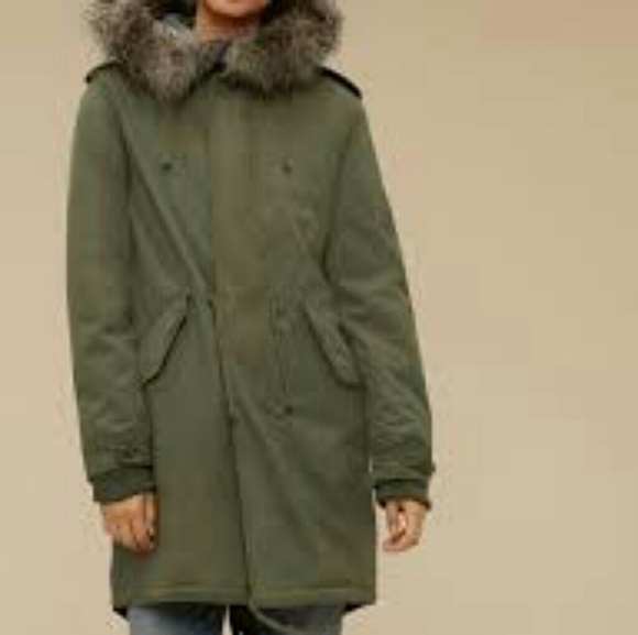 Aritzia britannia parka, xxs, camel color - Picture 2 of 8