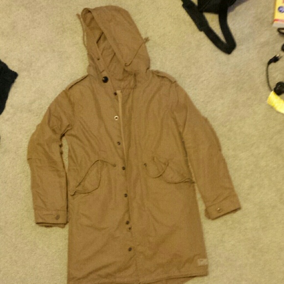 Aritzia britannia parka, xxs, camel color - Picture 5 of 8