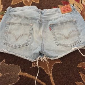 Levi's button fly shorts