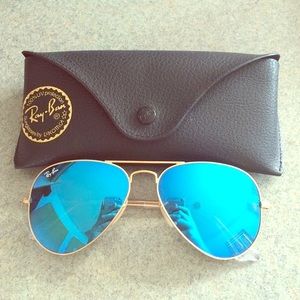 Polarized aviator ray bans