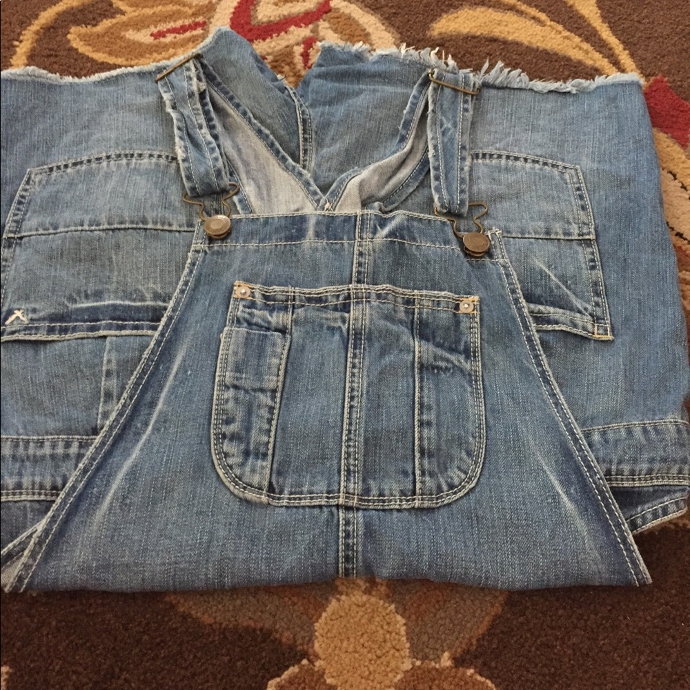 American Eagle jean overalls