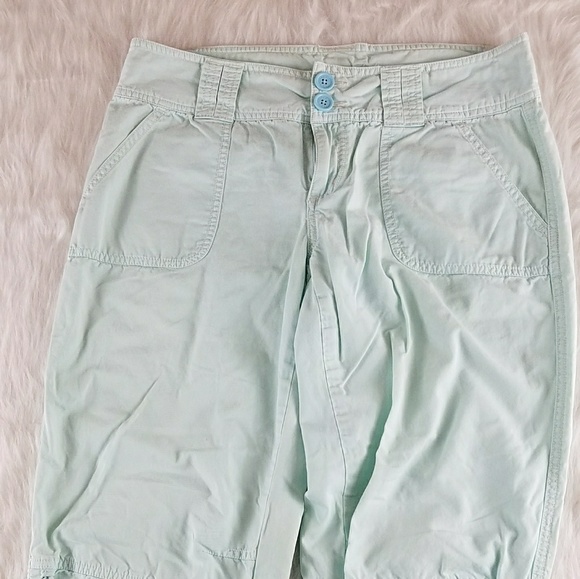 Aeropostale Vintage Look Drawstring Capri Pants - Picture 2 of 8