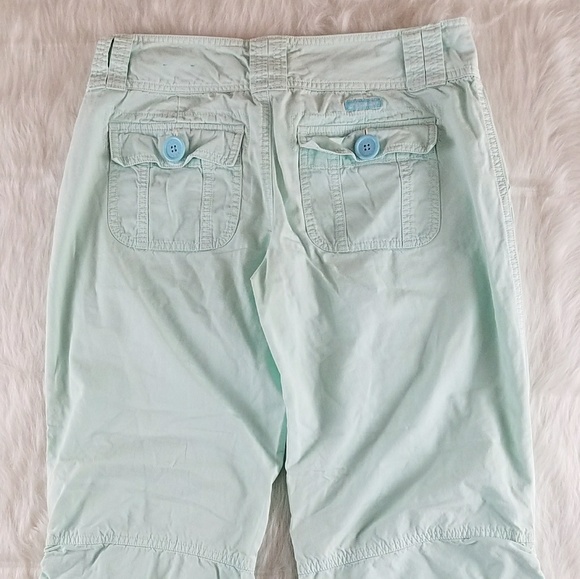 Aeropostale Vintage Look Drawstring Capri Pants - Picture 6 of 8