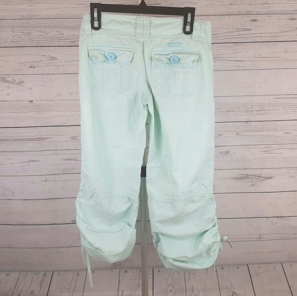 Aeropostale Vintage Look Drawstring Capri Pants - Picture 8 of 8