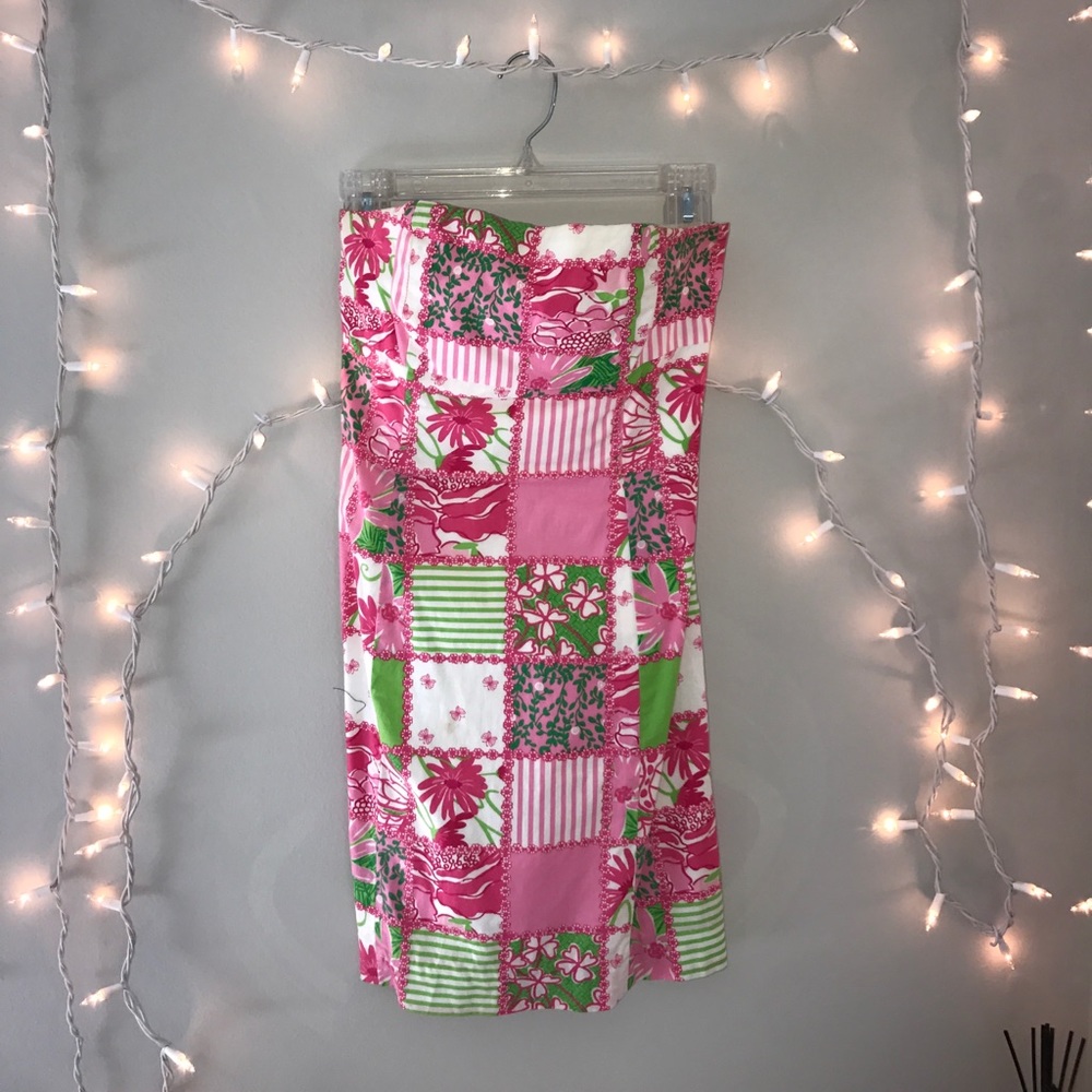 Lily Pulitzer strapless dress