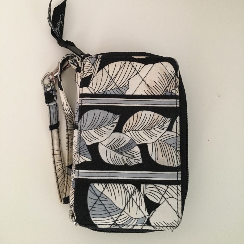Vera Bradley Black and White Wristlet
