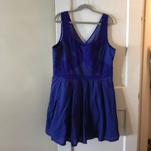 Electric Blue AEO Dress