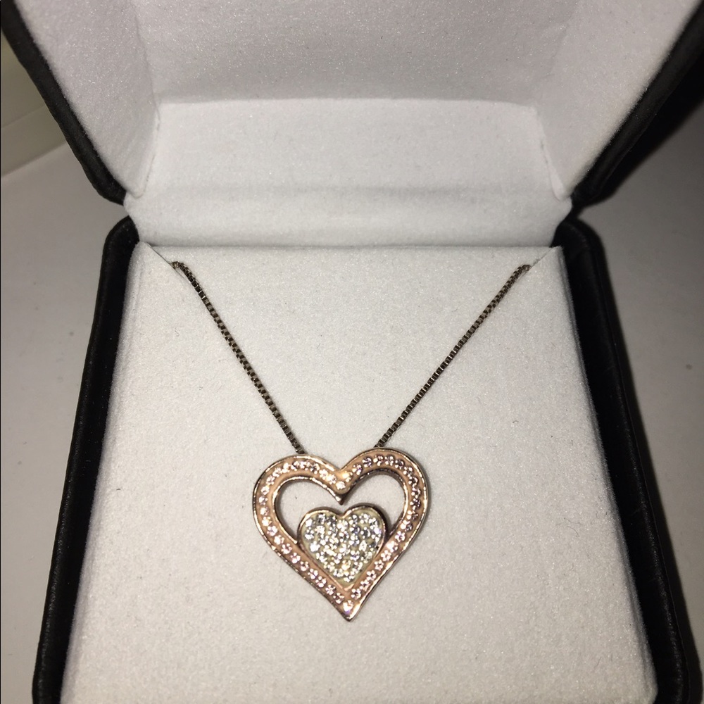 Matching Rose Gold necklace and bracelet