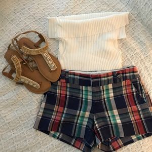 Banana Republic Plaid Shorts