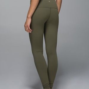 army green lulu leggings