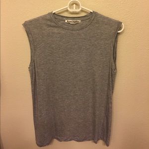 ACNE gray top women size S