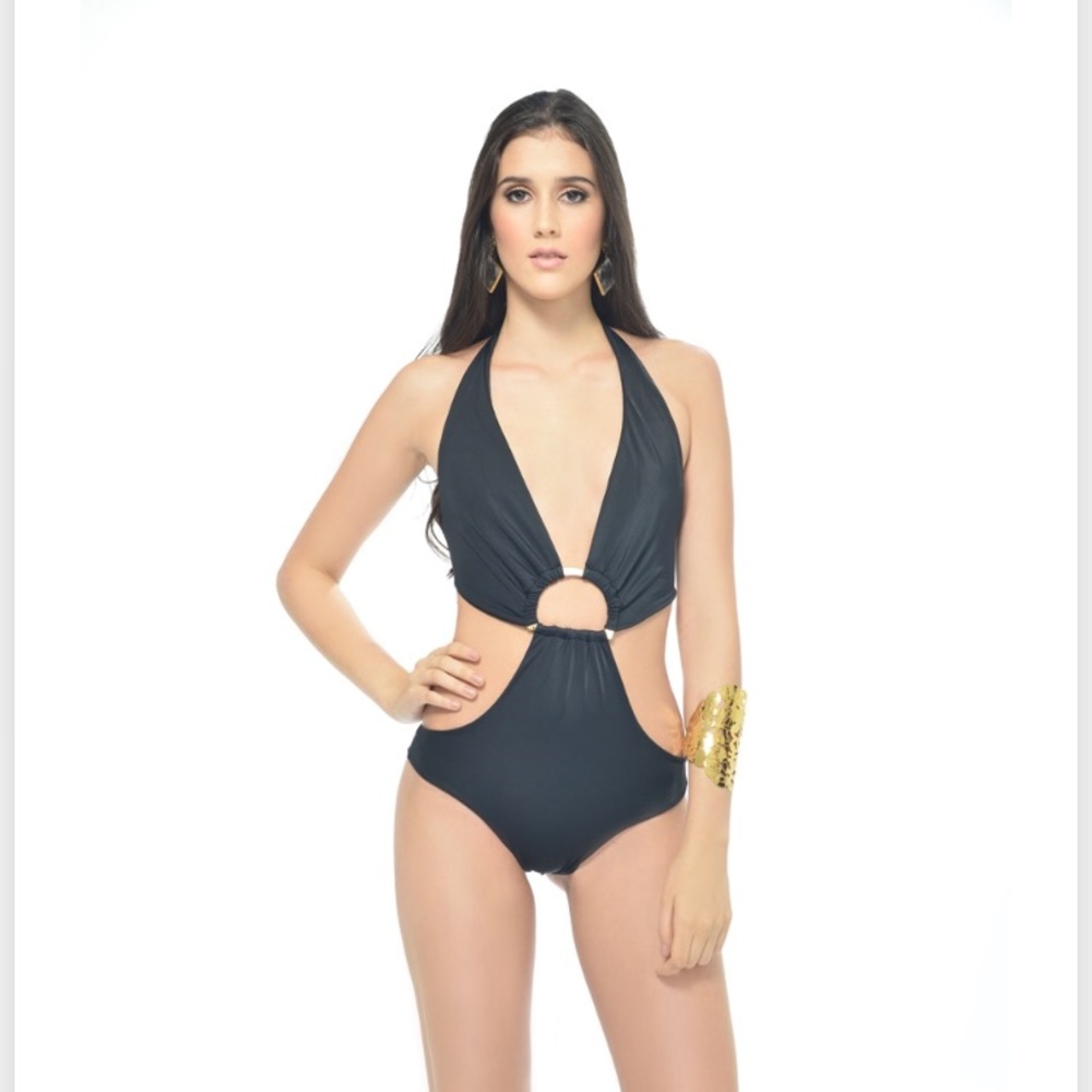 One piece black Swimsuit