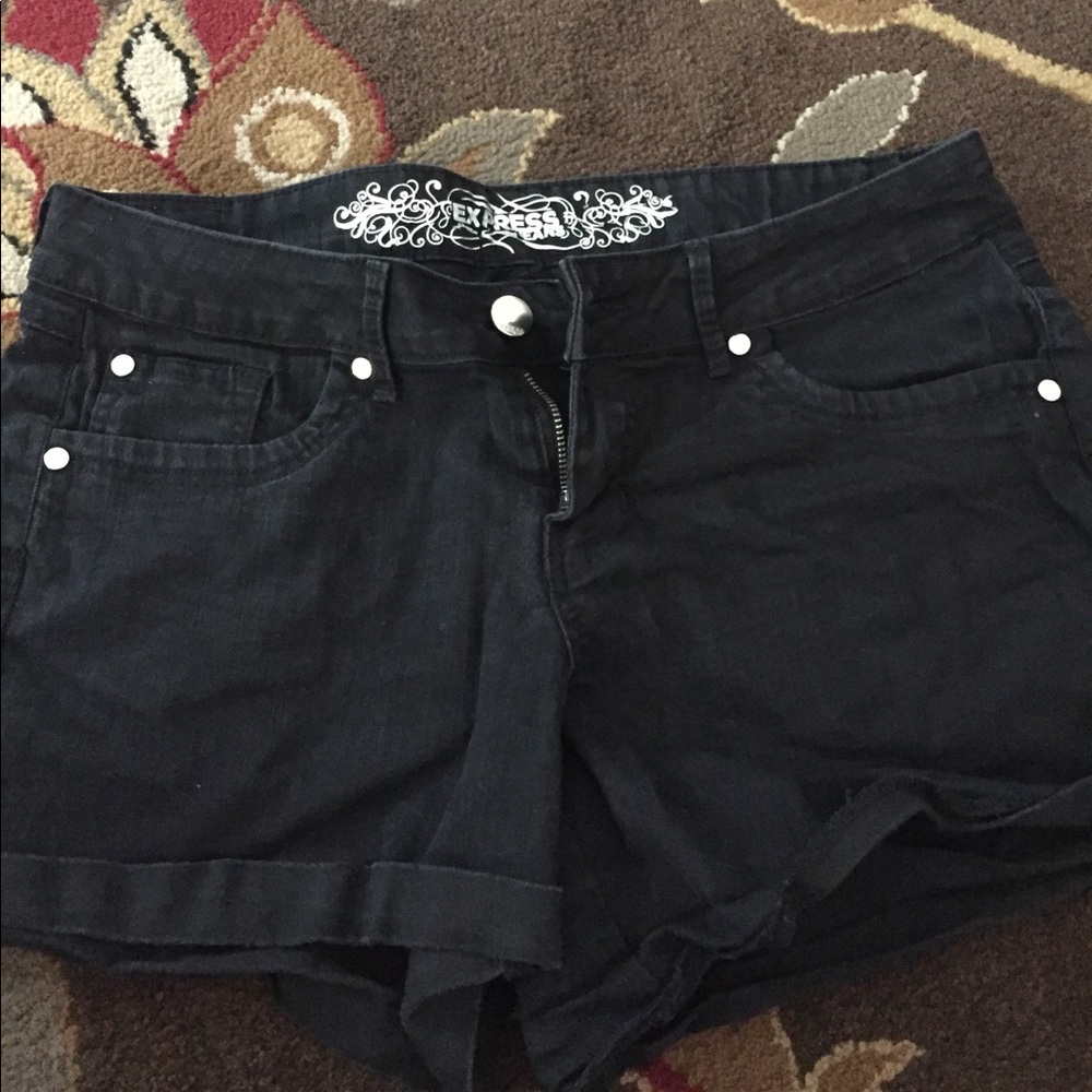 Express black shorts