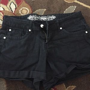 Express black shorts
