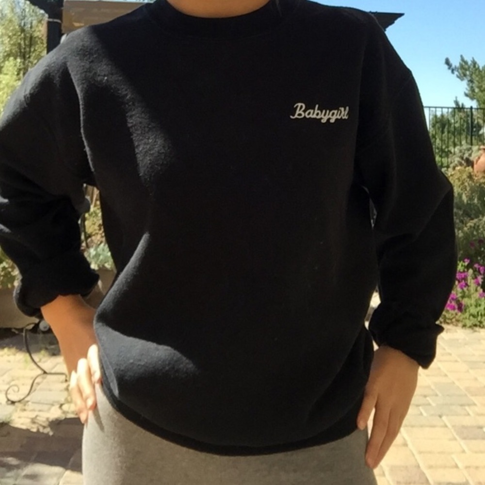 Babygirl oversized sweatshirt💓