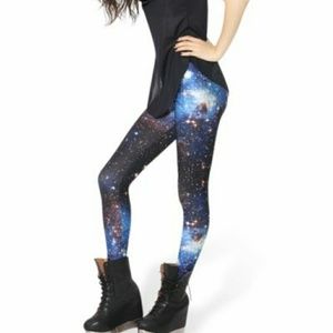 Blackmilk galaxy blue leggings